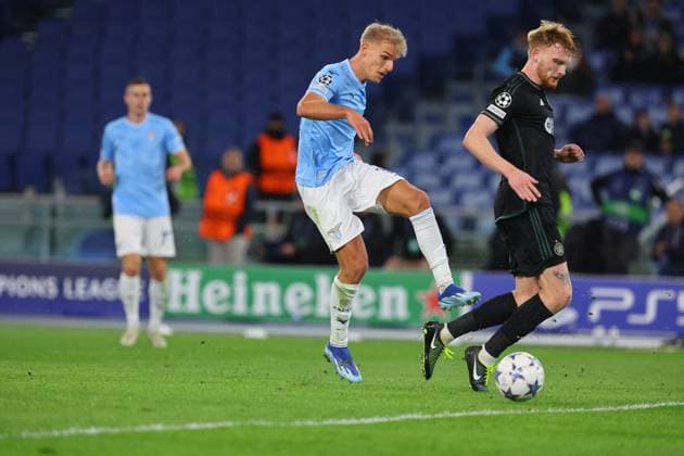 UEFA CHAMPIONS LEAGUE 2023-2024 - GROUP E - SS Lazio vs Celtic Glasgow, Olympic Stadium in Rome on 28th november 2023 Rome, Italy 28.11.2023: in action during the Uefa Champions League 2023-2024 football, group E, between SS Lazio vs Celtic Glasgow at Olympic Stadium in Rome. Rome Olympic italy italy Copyright: xmarcoxiacobucci