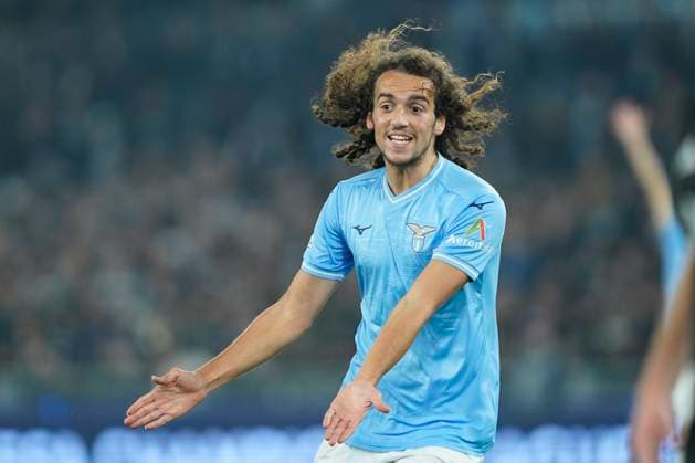 Matteo Guendouzi of SS Lazio during the Uefa Champions League match between SS Lazio and Celtic FC at Stadio Olimpico Rome Italy on 28 November 2023. Rome Stadio Olimpico Rome Italy Copyright: xPhotoxSportxPicsx SP24-769-015