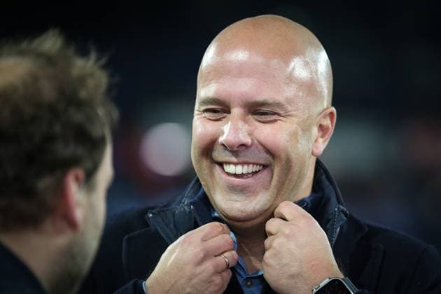 ROTTERDAM, 28-11-2023, Stadium de Kuip, UEFA Champions League, 2023 2024, Group stage, Feyenoord - Atletico Madrid, Feyenoord coach trainer Arne Slot before the match Feyenoord - Atletico Madrid Feyenoord - Atletico Madrid  x23322164x Copyright: