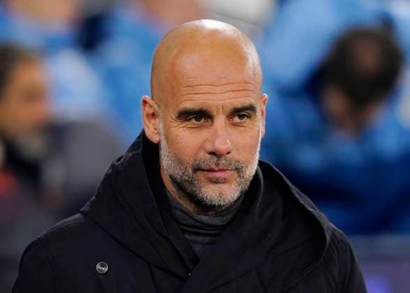 Manchester, England, 28th November 2023. Josep Guardiola coach of Manchester City during the UEFA Champions League match at the Etihad Stadium, Manchester. Picture credit should read: Andrew Yates Sportimage EDITORIAL USE ONLY. No use with unauthorised audio, video, data, fixture lists, club league logos or live services. Online in-match use limited to 120 images, no video emulation. No use in betting, games or single club league player publications. SPI-2749-0018
