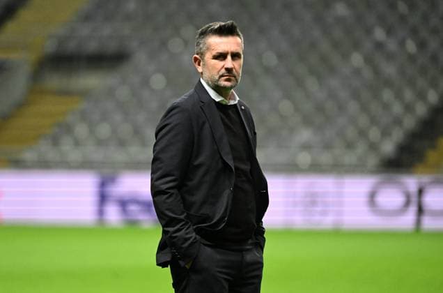 Football, Men, Season 2023 2024, UEFA Champions League Group C, Matchday 5 , SC Sporting Braga 1 FC Union Berlin, Stadium round of 1 FC Union the day before the match, Coach Nenad Bjelica 1 FC Union Berlin , 28 11 2023, Copyright: xMatthiasxKochx