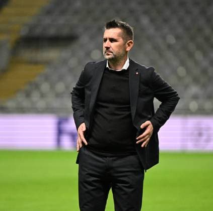 Football, Men, Season 2023 2024, UEFA Champions League Group C, Matchday 5 , SC Sporting Braga 1 FC Union Berlin, Stadium round of 1 FC Union the day before the match, Coach Nenad Bjelica 1 FC Union Berlin , 28 11 2023, Copyright: xMatthiasxKochx