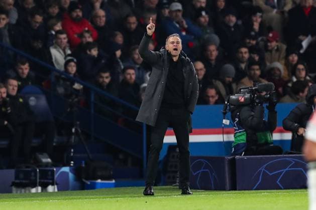Paris Saint-Germain FC v Newcastle United FC Paris Saint-Germain Manager Luis Enrique gestures during the Paris Saint-Germain FC v Newcastle United FC UEFA Champions League Round 1 Group F match at Parc de Princes, Paris, France on 28 November 2023 Editorial Use Only Copyright: xIMAGO EveryxSecondxMediax ESM-0859-0019