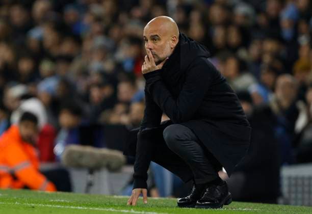 Manchester City v RB Leipzig: Group G - UEFA Champions League 2023 24 Pep Guardiola, Manager of Manchester City on the side line during the UEFA Champions League match between Manchester City and Rb Leipzig at Etihad Stadium on November 28, 2023 in Manchester, United Kingdom. Manchester Etihad Stadium England United Kingdom Copyright: xRichardxSellers Sportsphoto APLx 13961982