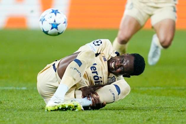 ESP: FC Barcelona, Barca FC Porto. UEFA Champions League match, Group H, date 5 Zaidu Sanusi of FC Porto during the UEFA Champions League match, Group H, between FC Barcelona and FC Porto played at Lluis Companys Stadium on November 28, 2023 in Barcelona, Spain. kpng Copyright: xSergioxRuizx xPRESSINPHOTOx PS_231128_021