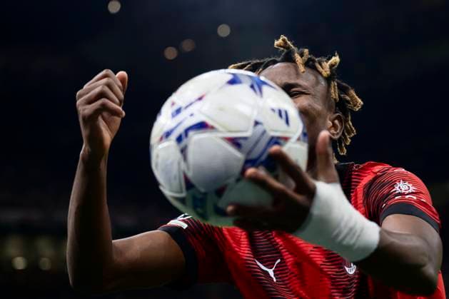 Sport Bilder des Tages AC Milan v Borussia Dortmund - UEFA Champions League Samuel Chukwueze of AC Milan looks dejected during the Serie A football match between AC Milan and Borussia Dortmund. Milan Italy Copyright: xNicolòxCampox