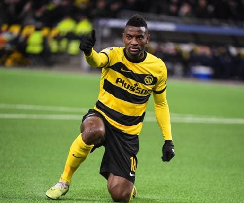 BERN, SWITZERLAND NOVEMBER 28 Jean Pierre Nsame during the UEFA Champions League Group Stage match between BSC Young Boys and FK Crvena zvezda at Stadion Wankdorf on November 28, 2023 in Bern, Switzerland Bern Stadion Wankdorf Bern Switzerland Copyright: xJustPictures.ch ManuelxWinterbergerx jp-en-EuSpIm-Y.Boys_Crvena_28Nov2023_00020