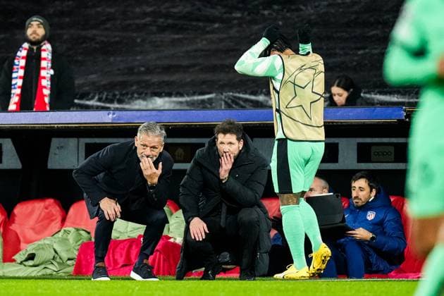 UEFA Champions League: Feyenoord v Atletico Madrid Rotterdam - Atletico Madrid coach Diego Simeone during the 5th leg of the UEFA Champions League group stage between Feyenoord v Atletico Madrid at Stadion Feijenoord De Kuip on 28 November 2023 in Rotterdam, The Netherlands. Copyright: xYannickxVerhoevenx
