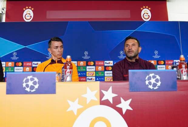 Football, CL, Galatasaray Istanbul, Press conference