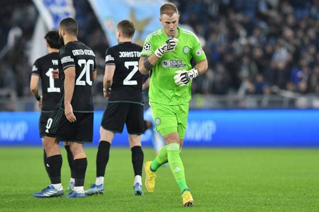Joe Hart of Celtic during the Champions League match between Lazio v Celtic at Olympic stadium, Italy, November 28th, 2023. Photographer01  Copyright: xFotografo01x xipa-agency.netx xFotografo01x IPA_41921080 IPA_Agency_IPA41921080