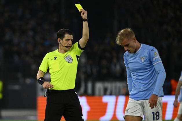 UEFA Champions League football match - SS Lazio vs Celtic FC Referee Halil Umut Meler (TUR) during the 5th day of the UEFA Champions League Group E between S.S. Lazio - Celtic F.C. on 28 November 2023 at the Olympic Stadium in Rome, Italy. Rome Italy  Copyright: xIPAxSport ABACAx
