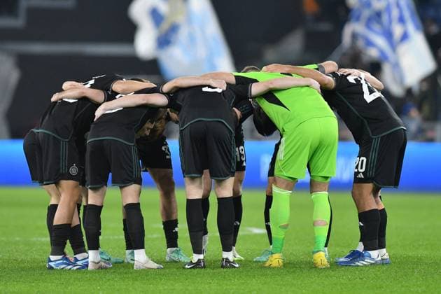 Soccer, Champions League match , Lazio v Celtic Celtic player s during the Champions League match between Lazio v Celtic at Olympic stadium, Italy, November 28th, 2023. Photographer01 Rome ITALY Lazio  Copyright: xIPAxSport ABACAx