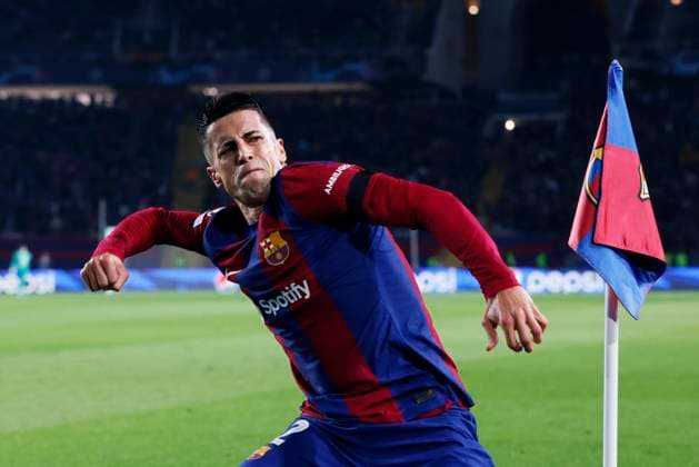 Joao Cancelo (Barcelona), NOVEMBER 28, 2023 - Football Soccer : UEFA Champions League Group H match between FC Barcelona, Barca 2-1 FC Porto at the Estadi Olimpic Lluis Companys in Barcelona, Spain. Noxthirdxpartyxsales  (236930227)
