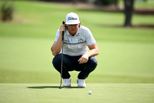 GOLF AUSTRALIAN OPEN, Cam Smith of Australia lines up a putt during the Pro-Am ahead of the Australian Open 2023 at the Australian Golf Club in Sydney, Wednesday, November 29, 2023. ( NO ARCHIVING, EDITORIAL USE ONLY, NO USE IN BOOKS WITHOUT CONSENT SYDNEY NEW SOUTH WALES AUSTRALIA  Copyright: xDANxHIMBRECHTSx 20231129001871295719