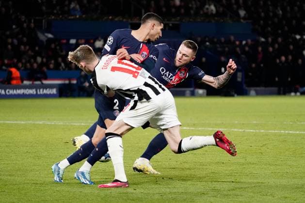EDITORIAL USE ONLY No use with unauthorised audio, video, data, fixture lists, club league logos or live services. Online in-match use limited to 120 images, no video emulation. No use in betting, games or single club league player publications. Paris Saint-Germain v Newcastle United, UEFA Champions League, Group F, Football, Parc des Princes, Paris, France - 28 Nov 2023 EDITORIAL USE ONLY No use with unauthorised audio, video, data, fixture lists, club league logos or live services. Online in-match use limited to 120 images, no video emulation. No use in betting, games or single club league player publications. Copyright: xDavexWinter Shutterstockx 14232494kq