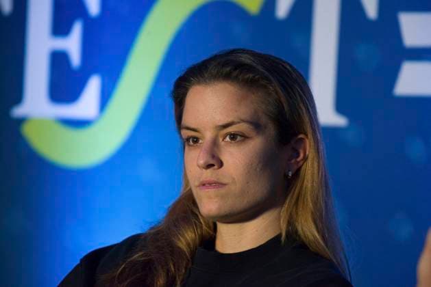 Tennisfest GNP press conference, PK, Pressekonferenz - Mexico Maria Sakkari of Greece, speaks to the media during a press conference prior to the Tennisfest GNP 2023 at Hayat Regency Hotel on November 28, 2023 in Mexico City, Mexico. Photo by Carlos Tischler Eyepix Group ABACAPRESS.COM Mexico City Mexico  Copyright: xTischlerxCarlos Eyepix ABACAx