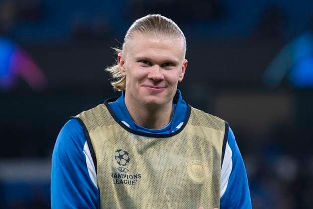 Manchester City v RB Leipzig: Group G - UEFA Champions League 2023 24 Erling Haaland, wearing the number 9 jersey for Manchester City, is playing in the UEFA Champions League, Group G match against RB Leipzig at the Etihad Stadium in Manchester, on November 28, 2023. Manchester Manchester United, ManU Kingdom  Copyright: xMIxNewsx originalFilename:fletcher-manchest231128_npHS5.jpg