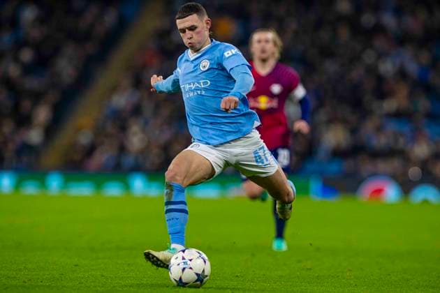 Manchester City v RB Leipzig: Group G - UEFA Champions League 2023 24 Phil Foden 47 of Manchester City is playing during the UEFA Champions League, Group G match between Manchester City and RB Leipzig at the Etihad Stadium in Manchester, on November 28, 2023. Manchester Manchester United, ManU Kingdom  Copyright: xMIxNewsx originalFilename:fletcher-manchest231128_npoBa.jpg
