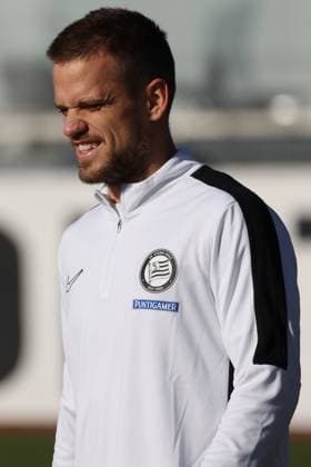 SOCCER - UEFA EL, Sturm vs Czestochowa GRAZ,AUSTRIA,29.NOV.23 - SOCCER - UEFA, group stage, SK Sturm Graz vs Rakow Czestochowa, preview, training Sturm. Image shows Tomi Horvat (Sturm).  GEPAxpictures xChrisxBauer