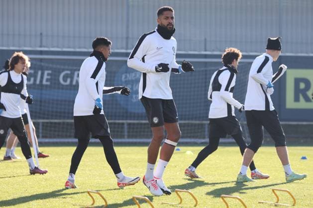 SOCCER - UEFA EL, Sturm vs Czestochowa GRAZ,AUSTRIA,29.NOV.23 - SOCCER - UEFA, group stage, SK Sturm Graz vs Rakow Czestochowa, preview, training Sturm. Image shows Gregory Wuethrich (Sturm).  GEPAxpictures xChrisxBauer