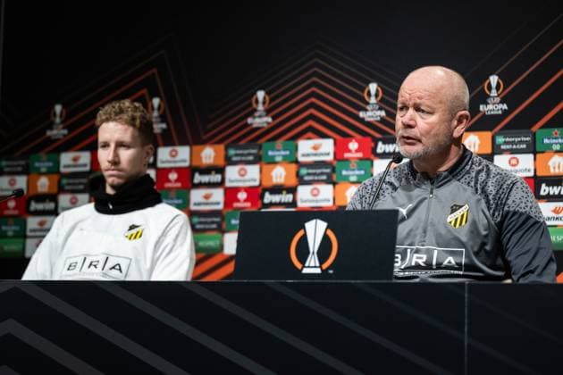 Football, EL, BK Häcken, Press conference