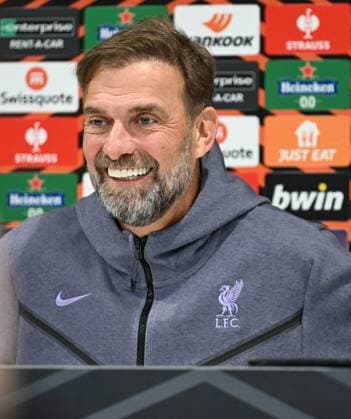 SOCCER - UEFA EL, Liverpool vs LASK LIVERPOOL,ENGLAND,29.NOV.23 - SOCCER - UEFA Europa League, group stage, Liverpool FC vs Linzer ASK, preview, press conference, PK, Pressekonferenz Liverpool. Image shows head coach Juergen Klopp (Liverpool).  GEPAxpictures xAvnixRetkoceri