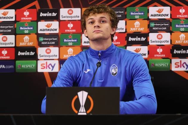 Football, EL, Atalanta Bergamo, Press conference