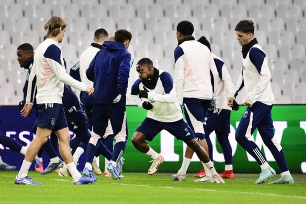 Football, EL, Ajax Amsterdam press conference and training
