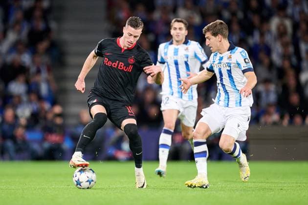 Football, CL, Real Sociedad San Sebastian - Red Bull Salzburg