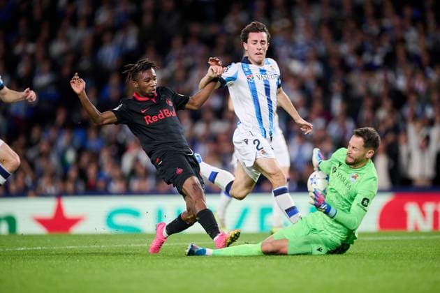 REAL SOCIEDAD 23 24 RB SALZBURG 23 24 CHAMPIONS LEAGUE  DANIxFERNANDEZ