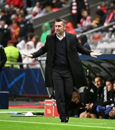 Football, Men, Season 2023 2024, UEFA Champions League Group C, Matchday 5 , SC Sporting Braga 1 FC Union Berlin, Coach Nenad Bjelica 1 FC Union Berlin , 29 11 2023, Copyright: xMatthiasxKochx