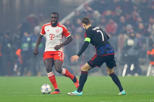 2023.11.29 Monachium Pilka nozna UEFA Liga Mistrzow sezon 2023 2024 FC Bayern Monachium - FC Kopenhaga N z Dayot Upamecano Foto Pawel Andrachiewicz PressFocus 2023.11.29 Munich Football UEFA Champions League season 2023 2024 FC Bayern Munich - FC Copenhagen Dayot Upamecano Credit: Pawel Andrachiewicz PressFocus NEWSPIX.PL --- Newspix.pl  20231129_PF_PA002