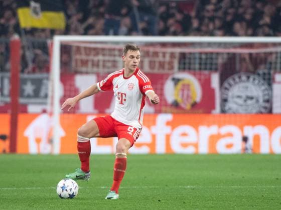 Joshua Kimmich FC Bayern Muenchen, 06 on the ball, GER, FC Bayern Muenchen FCB vs FC Copenhagen FCK , Football, UEFA Champions League, Matchday 5, Group A, Season 2023 2024, 29 11 2023 DFB DFL regulations prohibit any use of photographs as image sequences and or quasi video GER, FC Bayern Muenchen FCB vs FC Copenhagen FCK , Football, UEFA Champions League, Matchday 5, Group A, Season 2023 2024, 29 11 2023 Muenchen Copyright: xEibner-Pressefoto Memmlerx EP_MMR