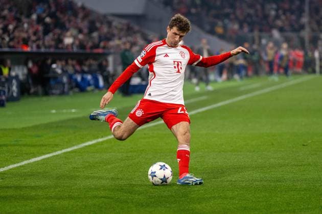 Thomas Müller FC Bayern Muenchen Germany, Muenchen, 29 11 2023, Football, UEFA Champions League FC Bayern Muenchen vs FC Copenhagen, Season 2023 2024, Match Day 5, Allianz Arena Photo A2 Bildagentur Peter Hartenfelser