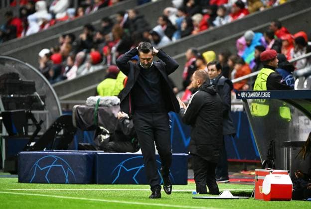 Football, Men, Season 2023 2024, UEFA Champions League Group C, Matchday 5 , SC Sporting Braga 1 FC Union Berlin, Coach Nenad Bjelica 1 FC Union Berlin , 29 11 2023, Copyright: xMatthiasxKochx