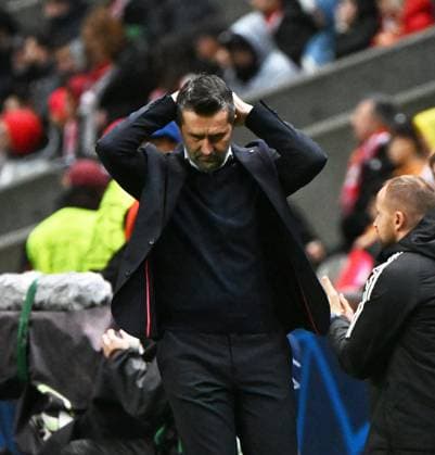 Football, Men, Season 2023 2024, UEFA Champions League Group C, Matchday 5 , SC Sporting Braga 1 FC Union Berlin, Coach Nenad Bjelica 1 FC Union Berlin , 29 11 2023, Copyright: xMatthiasxKochx