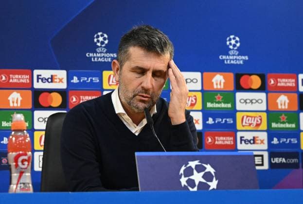 Football, Men, Season 2023 2024, UEFA Champions League Group C, Matchday 5 , SC Sporting Braga 1 FC Union Berlin, Coach Nenad Bjelica 1 FC Union Berlin , 29 11 2023, Copyright: xMatthiasxKochx