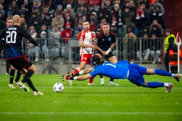 1 kamil Grabara FCCopenhagen, FC Bayern Muenchen vs F C Copenhagen, ChampionsLeague, Muenchen 2023 11 29 Â