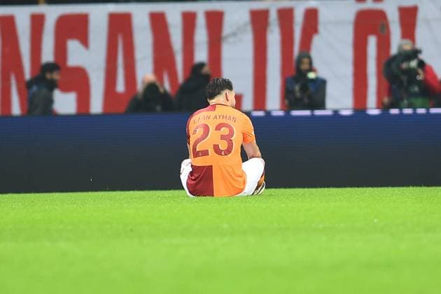 Kaan Ayhan of Galatasaray during the UEFA Champions League match between Galatasaray A.S. and Manchester United, ManU at RAMS PARK Stadium on November 29, 2023 in Istanbul, Turkey. Istanbul Turkey Copyright: xSeskimPhotox Galatasaray-MUnited_291123 (482)