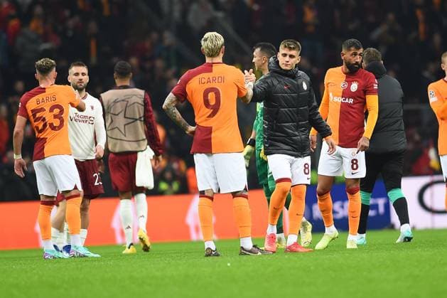 Mauro Icardi of Galatasaray during the UEFA Champions League match between Galatasaray A.S. and Manchester United, ManU at RAMS PARK Stadium on November 29, 2023 in Istanbul, Turkey. Istanbul Turkey Copyright: xSeskimPhotox Galatasaray-MUnited_291123 (493)
