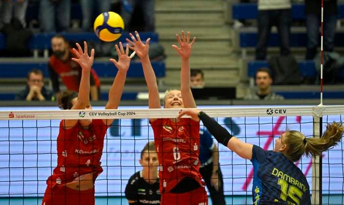 Volleyball, Women, CEV Cup, Dresdner SC - SSC Palmberg Schwerin