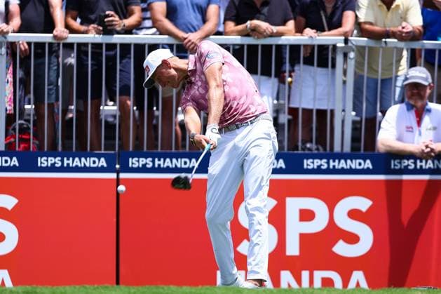 30th November 2023; The Australian Golf Club and The Lakes Golf Club, Sydney, New South Wales, Australia; ISPS HANDA Australian Open Round 1; defending champion Adrian Meronk drives the ball off the 1st tee  ActionPlus12581360 KevinxManning