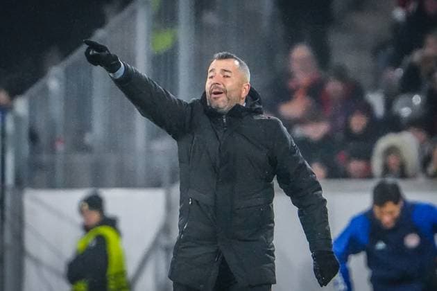 SC Freiburg Olympiacos FC Football UEFA Europa League 2023 2024, Matchday 5, SC Freiburg Olympiacos Piraeus, Europa Park Stadium, Freiburg Piraeus Coach Diego Martinez
