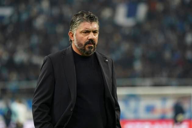 Gennaro Gattuso (Entraineur de l Olympique de Marseille) FOOTBALL : Olympique de Marseille vs Ajax d™Amsterdam - Europa League - Phase de groupe - Marseille - 30 11 2023 NorbertScanella Panoramic 