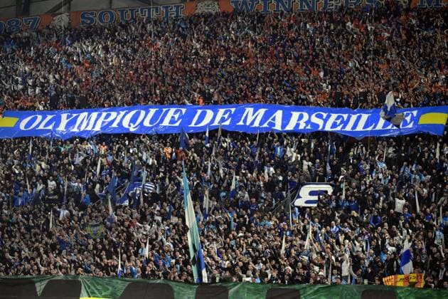Sport Bilder des Tages MARSEILLE - Olympique Marseille fans during the UEFA Europa League group B match between Olympique Marseille and Ajax Amsterdam at Stade de Marseille on November 30, 2023 in Marseille, France. ANP OLAF KRAAK UEFA Europa League 2023 24 2023 2024 xVIxANPxSportx xxANPxIVx 485134825 originalFilename: 485134825.jpg