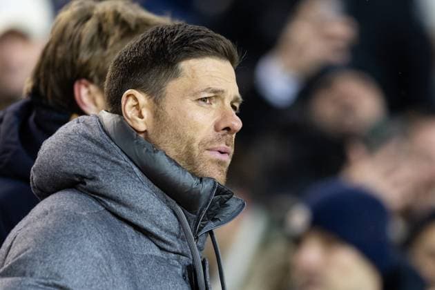 231130 Head coach Xabi Alonso of Bayer Leverkusen ahead of the UEFA Europa League football match between BK Häcken and Bayer Leverkusen on November 30, 2023 in Gothenburg Photo Michael Erichsen BILDBYRAN COP 89 MI0578 bayer leverkusen bbeng bk häcken football fotball fotboll fotboll soccer uefa europa league  Copyright: MICHAELxERICHSEN BB231130MI047