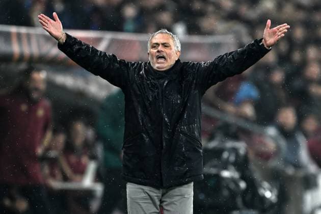 Sport Bilder des Tages Cm Ginevra (Svizzera) 30 11 2023 - Europa League Servette-Roma foto Cristiano Mazzi Image nella foto: Jose™ Mourinho 