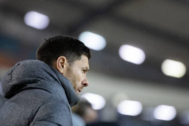 231130 Head coach Xabi Alonso of Bayer Leverkusen during the UEFA Europa League football match between BK Häcken and Bayer Leverkusen on November 30, 2023 in Gothenburg Photo Michael Erichsen BILDBYRAN COP 89 MI0578 bayer leverkusen bbeng bk häcken football fotball fotboll fotboll soccer uefa europa league  Copyright: MICHAELxERICHSEN BB231130MI083