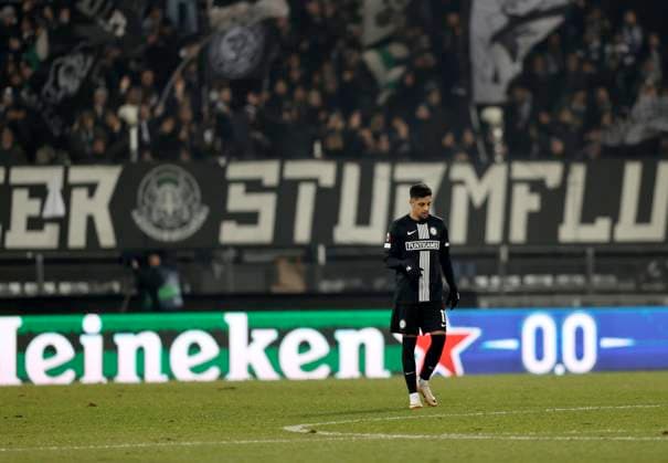SOCCER - UEFA EL, Sturm vs Czestochowa GRAZ,AUSTRIA,30.NOV.23 - SOCCER - UEFA Europa League, group stage, SK Sturm Graz vs Rakow Czestochowa. Image shows Manprit Sarkaria (Sturm).  GEPAxpictures xHansxOberlaender