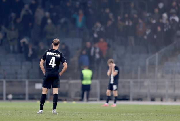 SOCCER - UEFA EL, Sturm vs Czestochowa GRAZ,AUSTRIA,30.NOV.23 - SOCCER - UEFA Europa League, group stage, SK Sturm Graz vs Rakow Czestochowa. Image shows Jon Gorenc-Stankovic (Sturm).  GEPAxpictures xHansxOberlaender